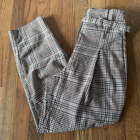 Zara Pants - Zara Basic Pants Size S Women’s Checkered